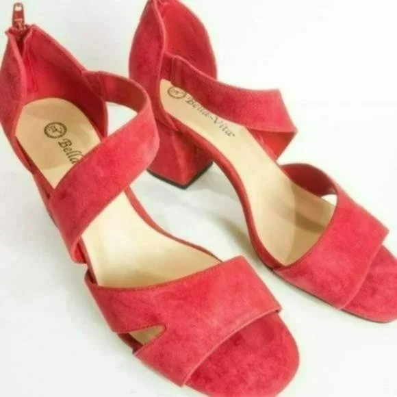 Bella Vita Korrine Block Heel Sandals-10W - Picture 8 of 10